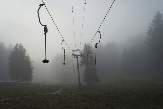 Безснежните ски курорти в Европа в снимки